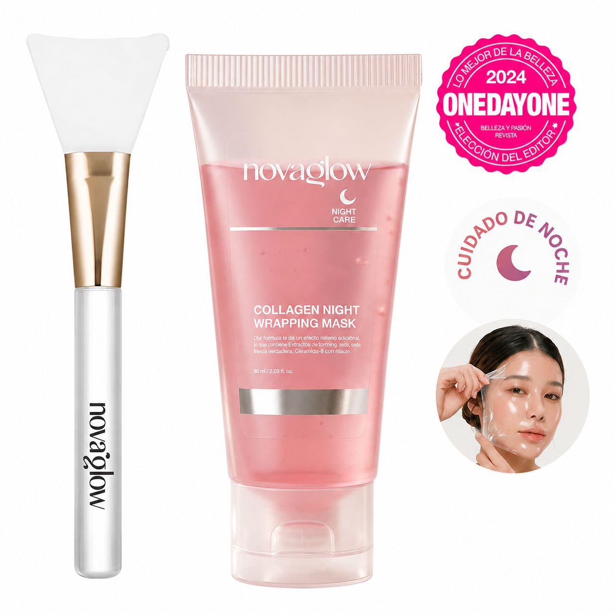 Mascarilla envolvente de ácido kójico y cúrcuma 2
